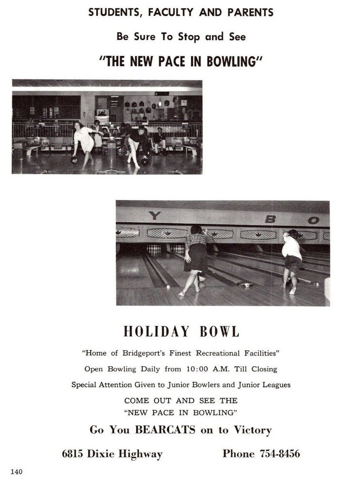 Candlelite Bowling (Holiday Bowl) - YEARBOOK AD